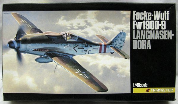 Trimaster 1/48 Focke-Wulf FW-190 D-9 Langnasen-Dora - (FW190D9), MA-1 plastic model kit